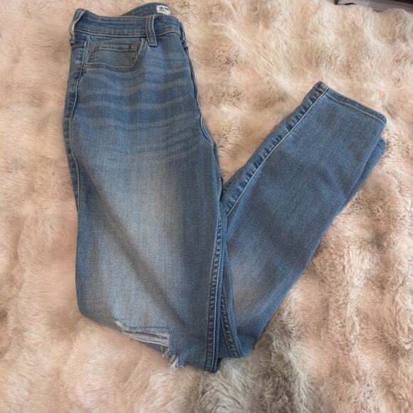 Hollister Light Blue Distressed Skinny Jeans - Picture 5 of 5
